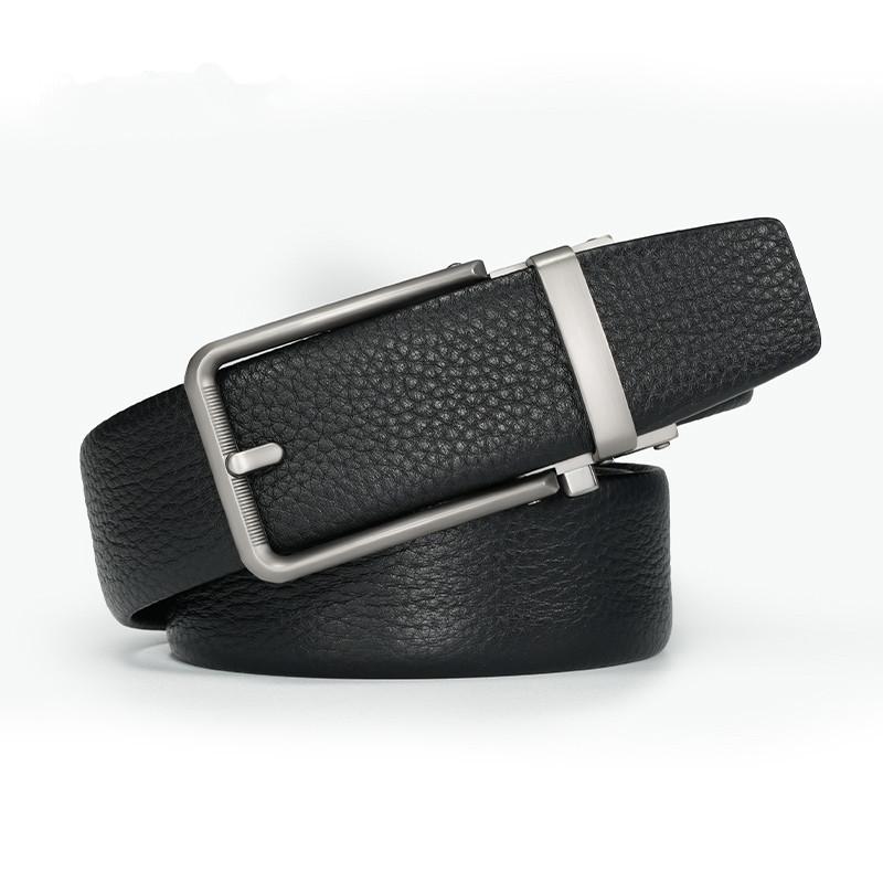 New Belt Men s Business Automatic Buckle Belt Head Layer Cowhide Resting Belt 125cm
New Belt Men s Business Automatic Buckle Belt Head Layer Cowhide Resting Belt 125cm