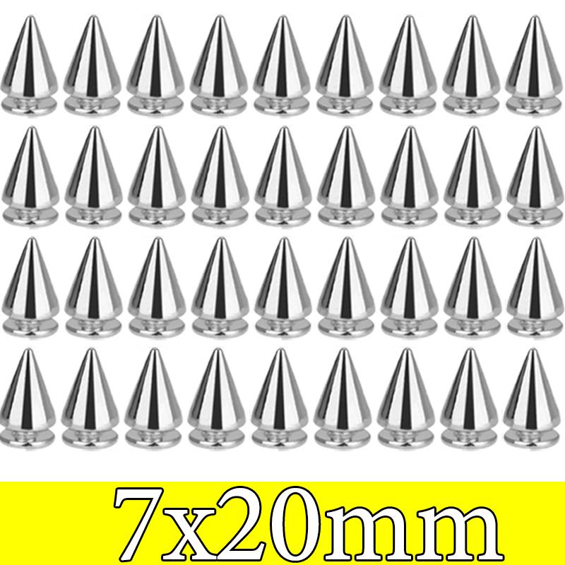 200/10Pcs Spiked Punk Rivets Multiple Sizes Screw Back Studs Punk Rock Bullet Rivets for Home DIY Sewing Clothing Leather Craft 50pcs
200/10Pcs Spiked Punk Rivets Multiple Sizes Screw Back Studs Punk Rock Bullet Rivets for Home DIY Sewing Clothing Leather Craft 50pcs