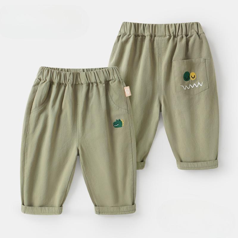 Весна и осень Новые детские свободные универсальные повседневные тканые брюки 120cm зелёный
Весна и осень Новые детские свободные универсальные повседневные тканые брюки 120cm зелёный