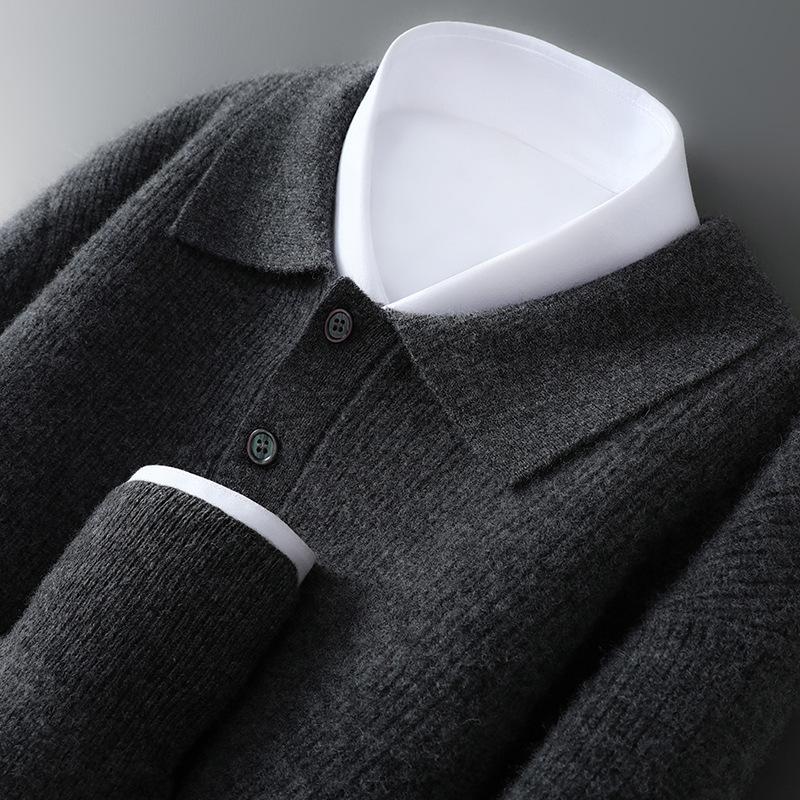 Men s Autumn/Winter Casual Wool Knit Polo Sweater XXXL
Men s Autumn/Winter Casual Wool Knit Polo Sweater XXXL