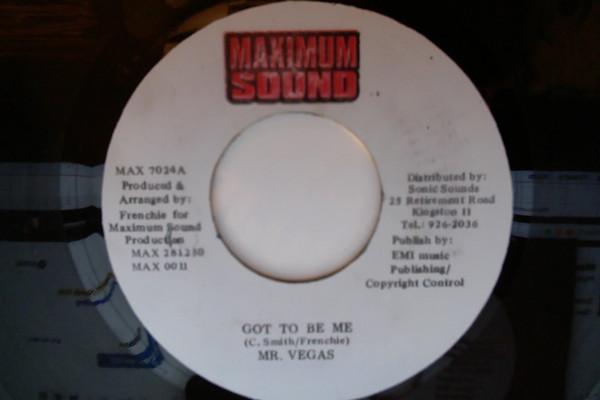 7inch Record MR. VEGAS - Got To Be Me MAX7024 Maximum Sound Jamaica Reggae, Ska & Dub Used
7inch Record MR. VEGAS - Got To Be Me MAX7024 Maximum Sound Jamaica Reggae, Ska & Dub Used