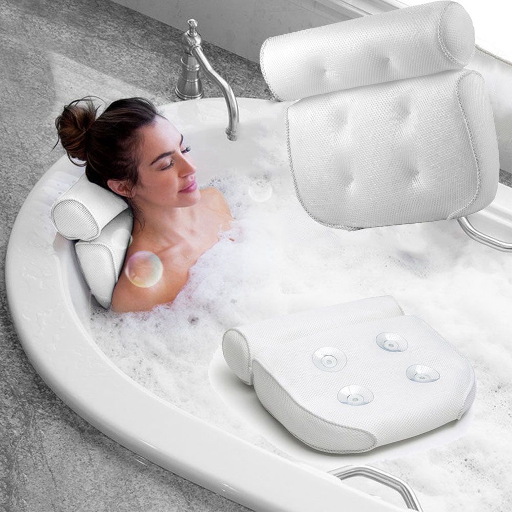 for Home Bathroom Supply Back Support Neck Bath Pillow Head Rest Tub Accersories Non-Slip Cushion білий
for Home Bathroom Supply Back Support Neck Bath Pillow Head Rest Tub Accersories Non-Slip Cushion білий