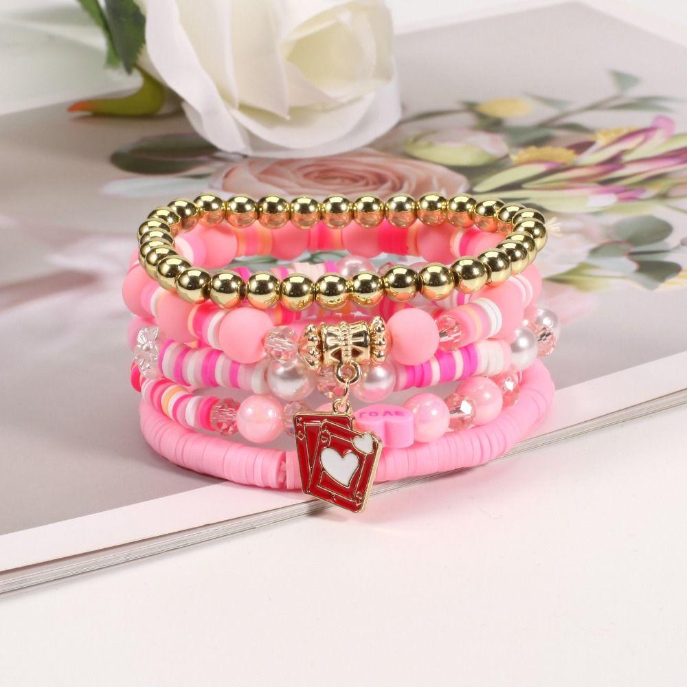 5pcs/set Multilayer Valentine s Day Beaded Bracelets Bohemian Beaded Bracelet Wrist Bracelets Style 6
5pcs/set Multilayer Valentine s Day Beaded Bracelets Bohemian Beaded Bracelet Wrist Bracelets Style 6