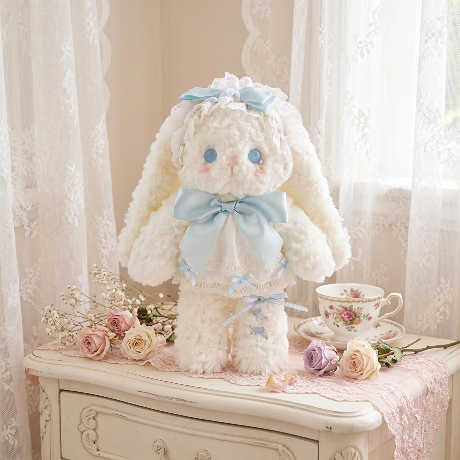 Plush Bunny Doll Soft Stuffed Animal Toy with Ribbon Bow and Lace Dress for Collectors and Gift Giving Suitable for All Ages One Size синій
Plush Bunny Doll Soft Stuffed Animal Toy with Ribbon Bow and Lace Dress for Collectors and Gift Giving Suitable for All Ages One Size синій