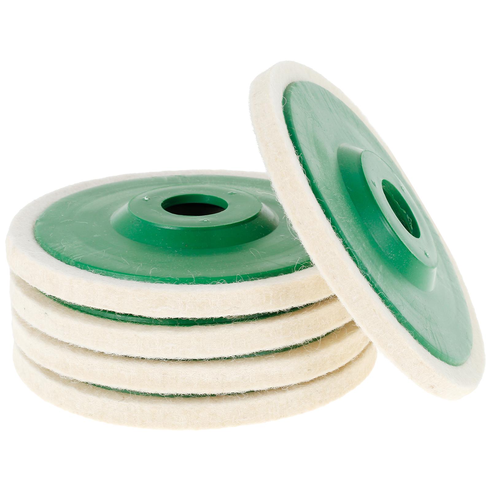 5/20Pcs Wool Polishing Pads 4/5inches Angle Grinder Wheels Wear-Resistant Wool Buffing Polishing Disc Durable Wool Grinding Disc
5/20Pcs Wool Polishing Pads 4/5inches Angle Grinder Wheels Wear-Resistant Wool Buffing Polishing Disc Durable Wool Grinding Disc