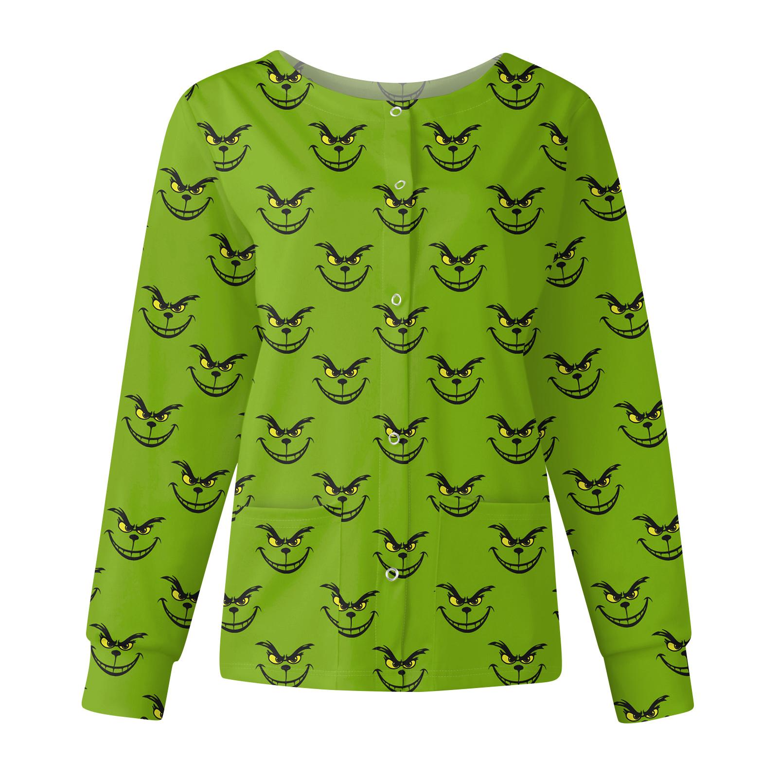 Women s Casual Fashion Long Sleeve Standing Collar Single Breasted Christmas Print Workwear Jacket Tops XXL зелений
Women s Casual Fashion Long Sleeve Standing Collar Single Breasted Christmas Print Workwear Jacket Tops XXL зелений