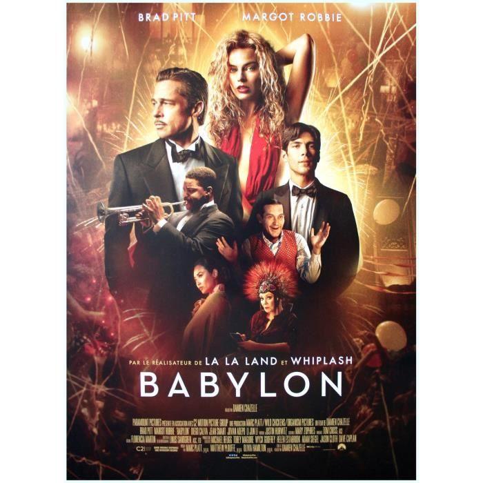 Babylon Affiche Cinéma Roulée Petit format (53x39cm) Damien Chazelle Brad Pitt, Margot Robbie, Diego
Babylon Affiche Cinéma Roulée Petit format (53x39cm) Damien Chazelle Brad Pitt, Margot Robbie, Diego