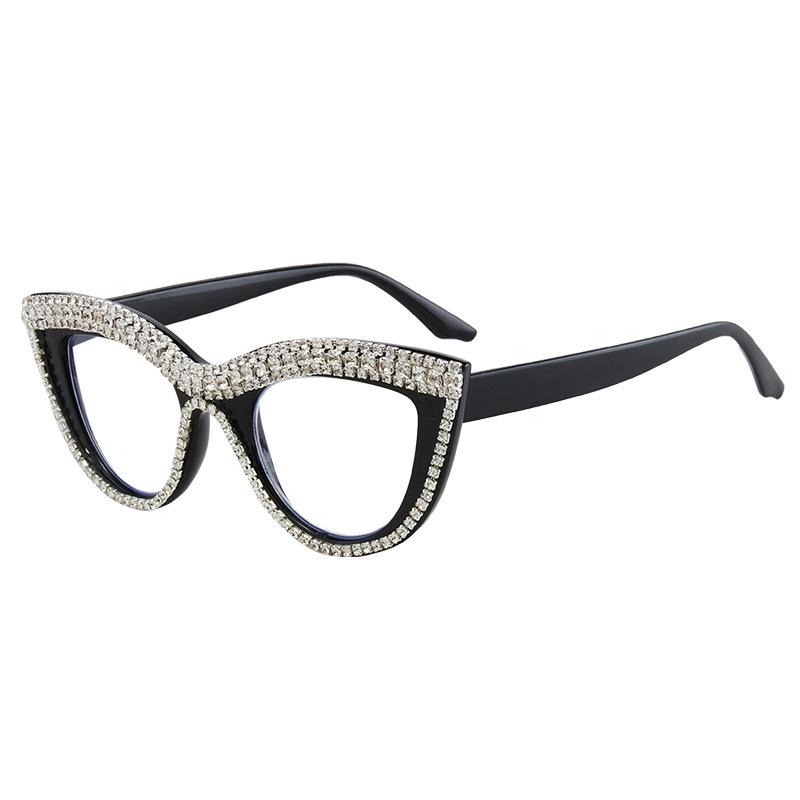 Cat Eye Diamond Inlaid New Style Personality Fashion Party Gathering Anti-blue Light Reading Glasses Street Shooting 8518-1 +400
Cat Eye Diamond Inlaid New Style Personality Fashion Party Gathering Anti-blue Light Reading Glasses Street Shooting 8518-1 +400