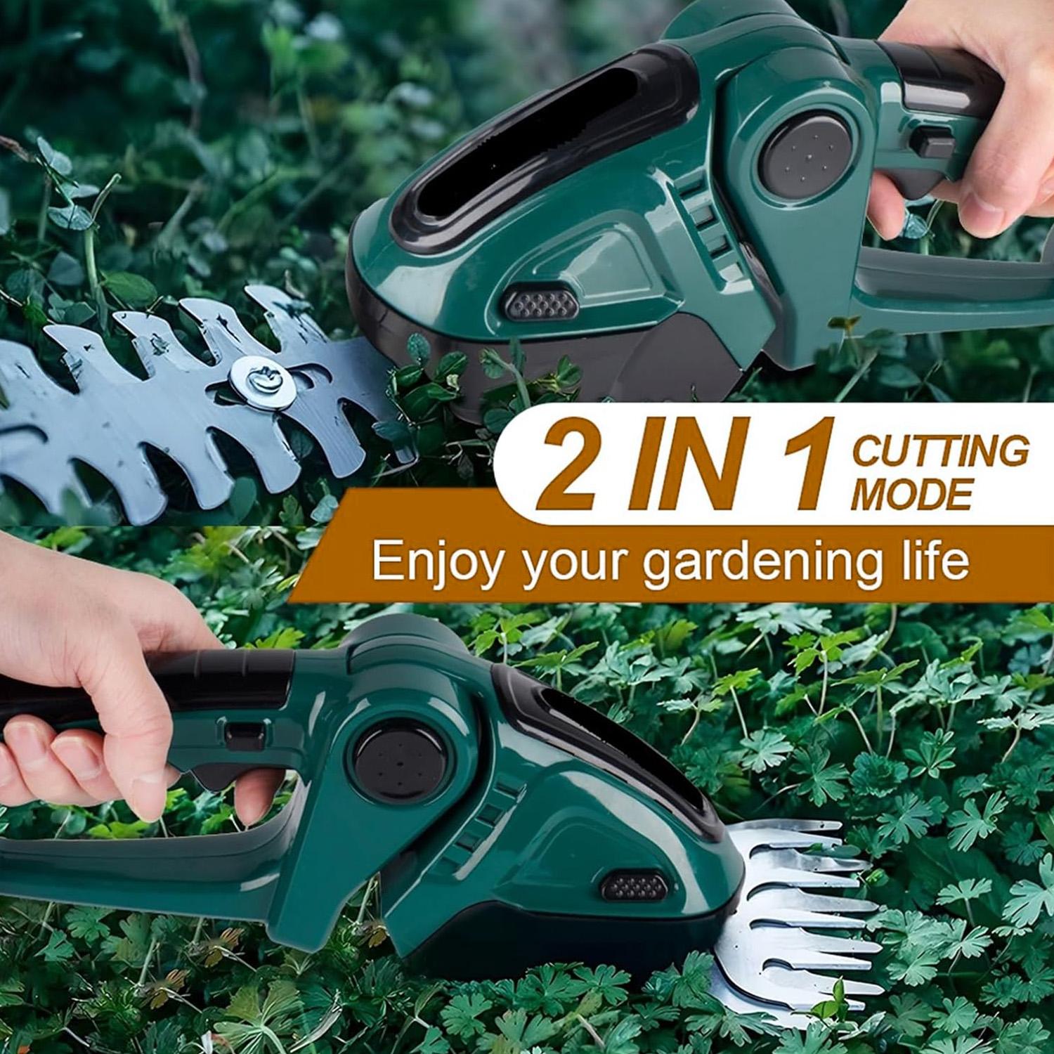 20000RPM 2-in-1 Electric Grass Hedge Trimmer Handheld Garden Shrub Lawn Shearing Tool,2 Batteries EU Plug/Yellow
20000RPM 2-in-1 Electric Grass Hedge Trimmer Handheld Garden Shrub Lawn Shearing Tool,2 Batteries EU Plug/Yellow