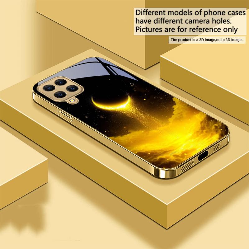 The golden moonlit sky For Samsung A73 A72 A71 A42 A56 A55 A54 A53 A52s A52 A51 A36 A35 A34 A33 A32 A16 Golden glass phone case Galaxy A12
The golden moonlit sky For Samsung A73 A72 A71 A42 A56 A55 A54 A53 A52s A52 A51 A36 A35 A34 A33 A32 A16 Golden glass phone case Galaxy A12