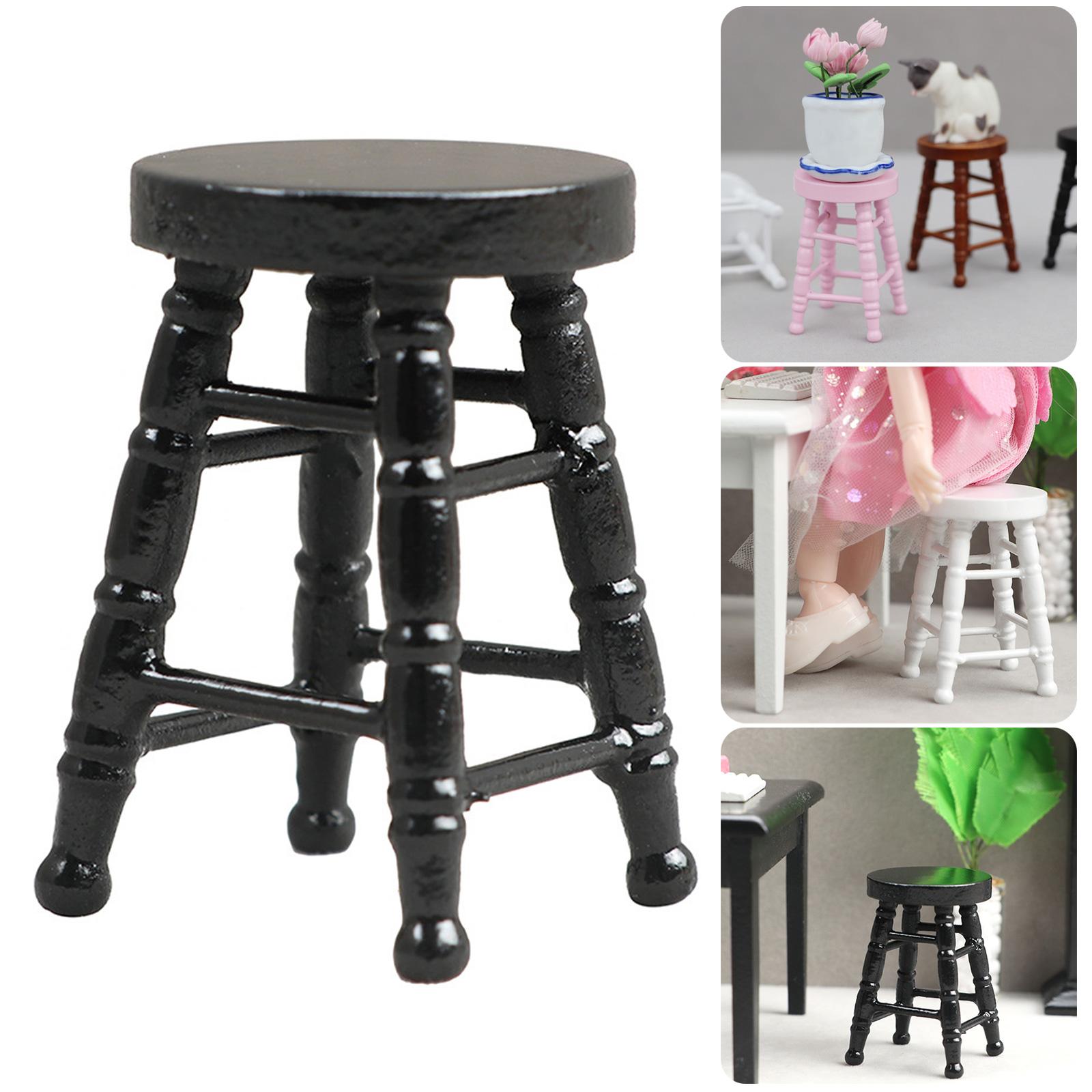 Realistic Wood Stool Zakka Realistic Pretend Play for Role Display Round Top Stool Model Vintage Stool 1:12 Doll House
Realistic Wood Stool Zakka Realistic Pretend Play for Role Display Round Top Stool Model Vintage Stool 1:12 Doll House