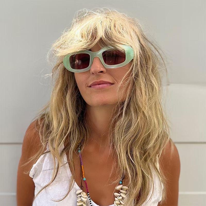 Fashion New Elliptical Retro Sunglasses Women Thick Frame Glasses Premium INS Sun Glasses Sunscreen Trendy Eyeglasses фіолетовий
Fashion New Elliptical Retro Sunglasses Women Thick Frame Glasses Premium INS Sun Glasses Sunscreen Trendy Eyeglasses фіолетовий