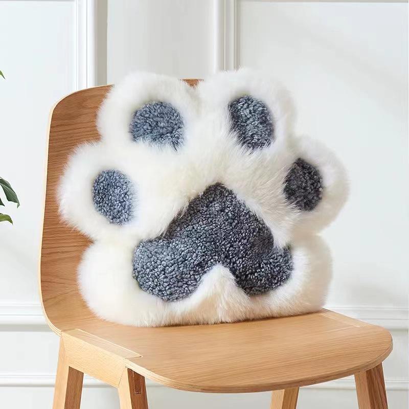 Cat Paw Shaped Plush Pillow with Insert - Cartoon Sofa Cushion 40*40cm білий/синій
Cat Paw Shaped Plush Pillow with Insert - Cartoon Sofa Cushion 40*40cm білий/синій