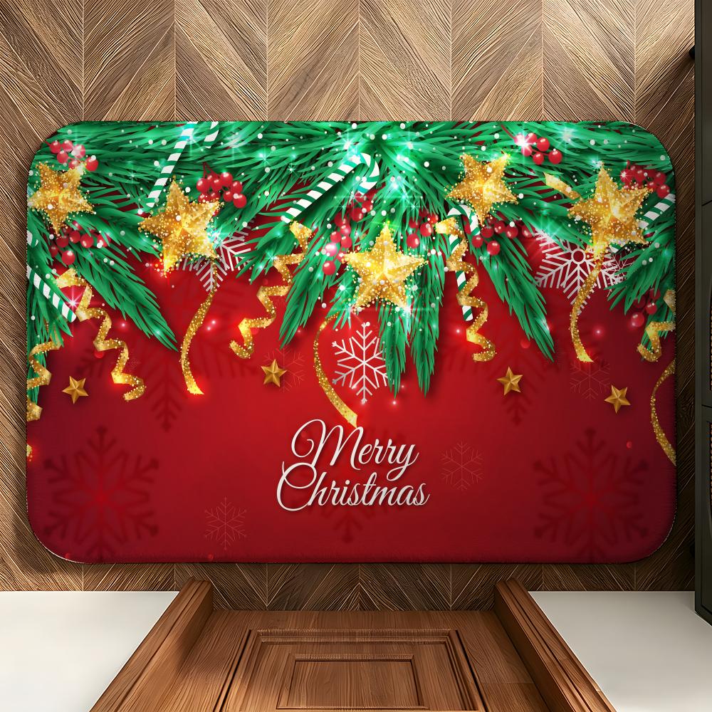 Festival W-Winter Christmas Floor Mat Soft Flannel Entrance Door Mat Non Slip Absorbent Bathroom Bedroom Floor Rug 40x60cm
Festival W-Winter Christmas Floor Mat Soft Flannel Entrance Door Mat Non Slip Absorbent Bathroom Bedroom Floor Rug 40x60cm