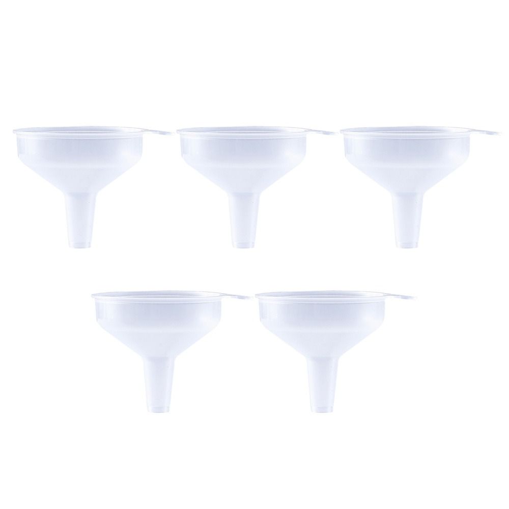 5PCS Essential Oils Clear Funnel Vinegar Oil Kitchen Oil Funnel Creative Multi Purpose Funnels