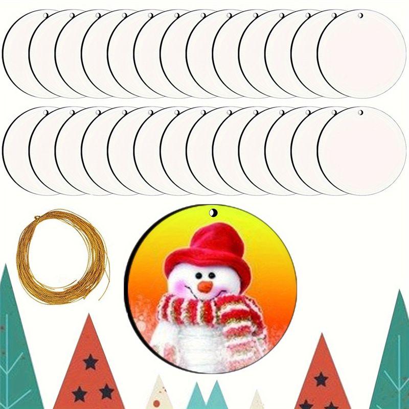M-Modern-25PCS Blank Sublimation Christmas Hanging Decoration Kit DIY Heat Printed Round Wooden Board With Gold Rope
M-Modern-25PCS Blank Sublimation Christmas Hanging Decoration Kit DIY Heat Printed Round Wooden Board With Gold Rope