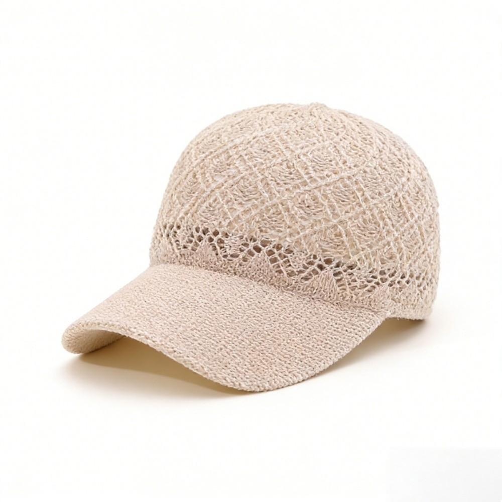 Breathable Baseball Cap Hollow Thin Casual Cap Creative Sunhat Summer Season бежевий
Breathable Baseball Cap Hollow Thin Casual Cap Creative Sunhat Summer Season бежевий