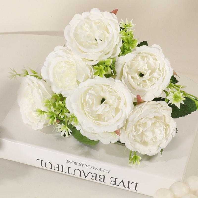 7 Heads Austin Rose Artificial Bouquet Real Touch Silk Rose Wedding Mother s Day Anniversary Home Decor Fake Flower білий
7 Heads Austin Rose Artificial Bouquet Real Touch Silk Rose Wedding Mother s Day Anniversary Home Decor Fake Flower білий