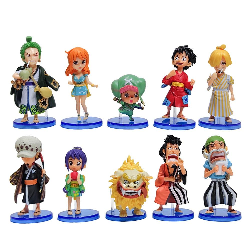 10шт / набор Аниме One Piece Луффи Санджи Нами Зоро Чоппер Фрэнк Робин ПВХ Фигурка Модель Дети Подарочная игрушка
10шт / набор Аниме One Piece Луффи Санджи Нами Зоро Чоппер Фрэнк Робин ПВХ Фигурка Модель Дети Подарочная игрушка