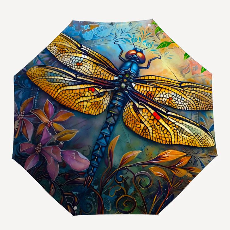 1pc Dragonfly Garden Automatic Open/Close Umbrella with Folding feature Compact Travel Umbrella, Lightweight design, for Commuting, Business059
1pc Dragonfly Garden Automatic Open/Close Umbrella with Folding feature Compact Travel Umbrella, Lightweight design, for Commuting, Business059