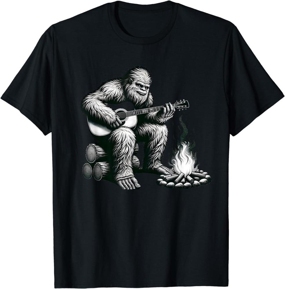 Bigfoot Playing Guitar Rock on Sasquatch Big Foot Gift Unisex T-Shirt L
Bigfoot Playing Guitar Rock on Sasquatch Big Foot Gift Unisex T-Shirt L