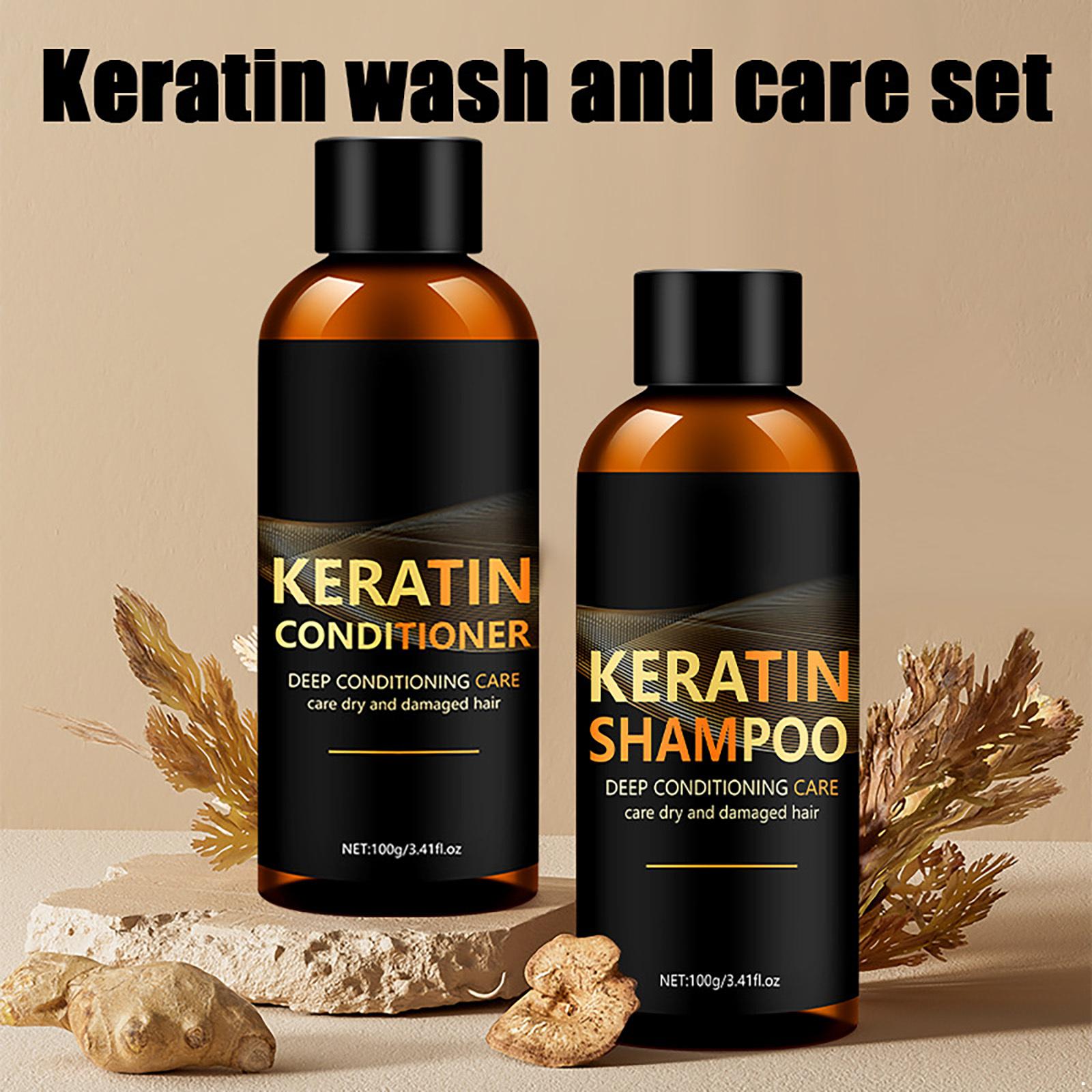 100g Keratin Shampoo & Conditioner Set – Rosemary + Mint Extracts, Nourish & Repair, Smoothing Hair Care Collection One Size
100g Keratin Shampoo & Conditioner Set – Rosemary + Mint Extracts, Nourish & Repair, Smoothing Hair Care Collection One Size