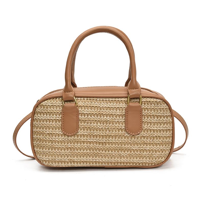 Straw Woven Top-handle Bags For Women 2026 Summer Latest Beach Bag Small Shoulder Cross Body Satchels Designer Handbags Luxury 25x13x8.5cm абрикосовый
Straw Woven Top-handle Bags For Women 2026 Summer Latest Beach Bag Small Shoulder Cross Body Satchels Designer Handbags Luxury 25x13x8.5cm абрикосовый