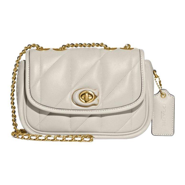 Coach Pillow Madison 18 Chain Link Turnlock Shoulder Bag Women Shoulder Bag White CA086-B4HA Basic Set (Bag+Dust Bag)
Coach Pillow Madison 18 Chain Link Turnlock Shoulder Bag Women Shoulder Bag White CA086-B4HA Basic Set (Bag+Dust Bag)
