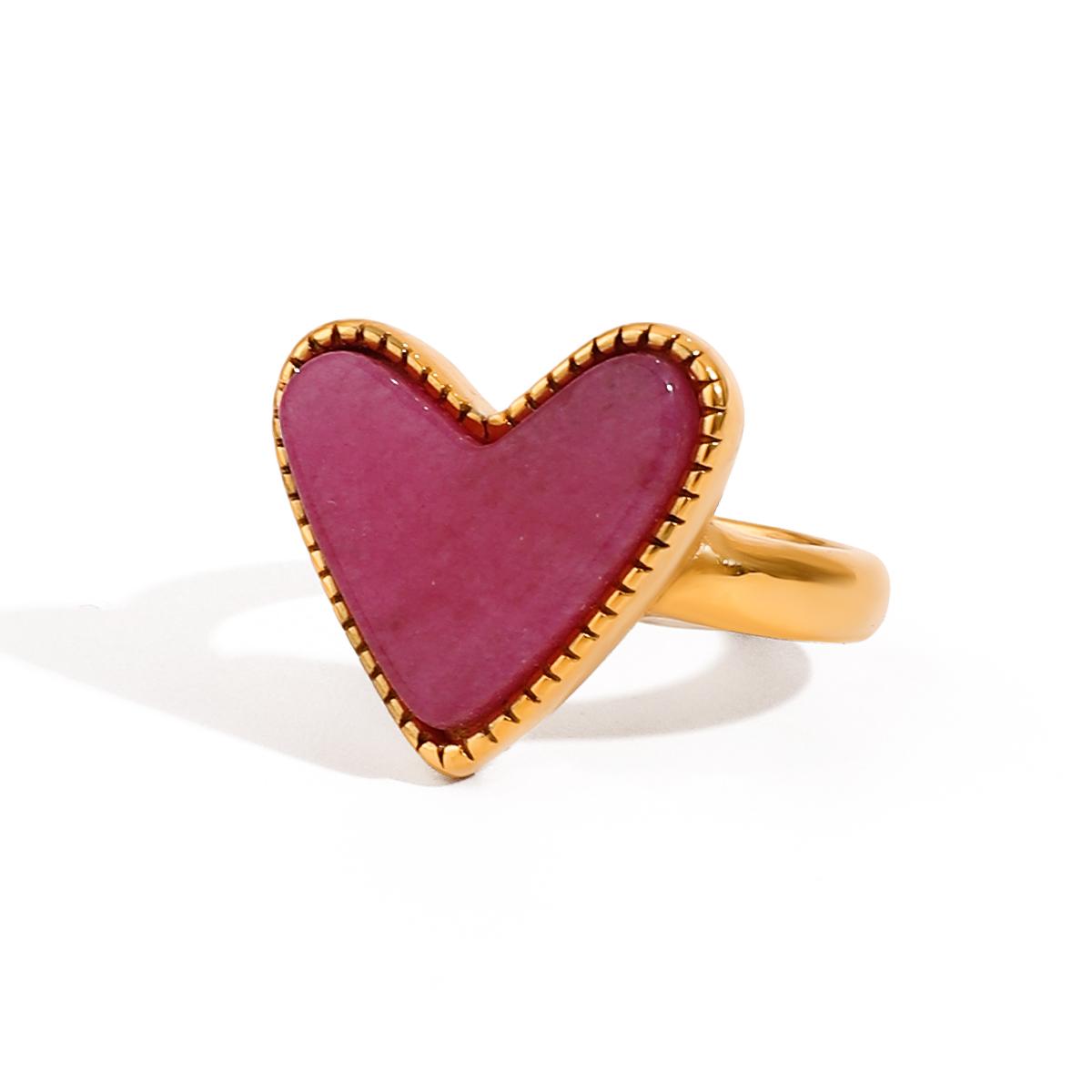 Yori Heart-shaped Stone Rings 18K Gold Plated Stainless Steel Minimalist Jewelry Set for Anniversary Wedding Party червоний
Yori Heart-shaped Stone Rings 18K Gold Plated Stainless Steel Minimalist Jewelry Set for Anniversary Wedding Party червоний