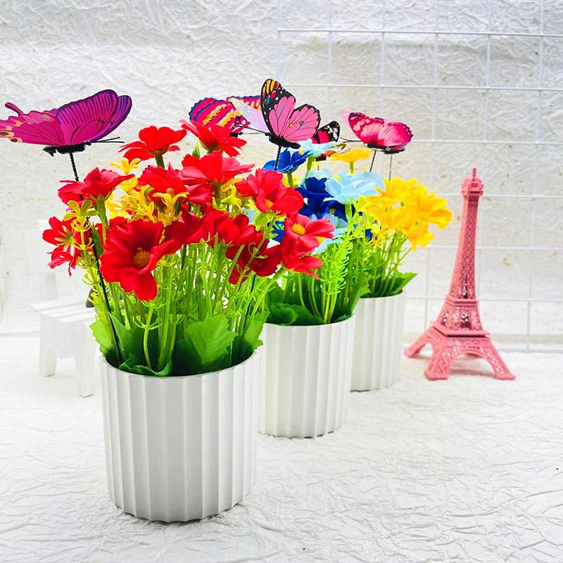 Artificial Potted Plants Artificial Flower Bonsai Vertical Pattern Jumping Orchids Chrysanthemums with Butterflies Home Decoration розы красного
Artificial Potted Plants Artificial Flower Bonsai Vertical Pattern Jumping Orchids Chrysanthemums with Butterflies Home Decoration розы красного