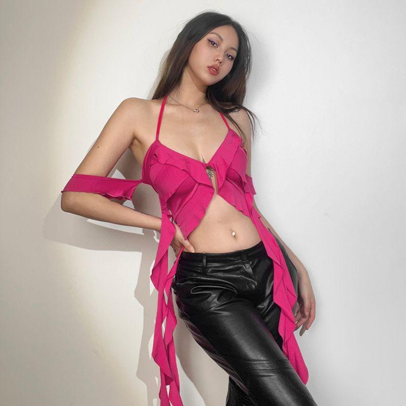 Sylcue Fashion Asymmetrical Niche Camisole Rose Red M
Sylcue Fashion Asymmetrical Niche Camisole Rose Red M