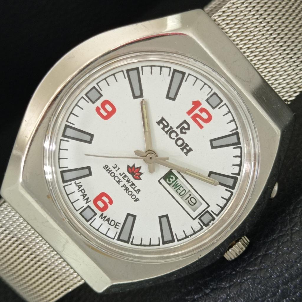 JAPAN VINTAGE RICOH R31 AUTOMATIC MENS WHITE COLOR DIAL WATCH a707669-1
JAPAN VINTAGE RICOH R31 AUTOMATIC MENS WHITE COLOR DIAL WATCH a707669-1