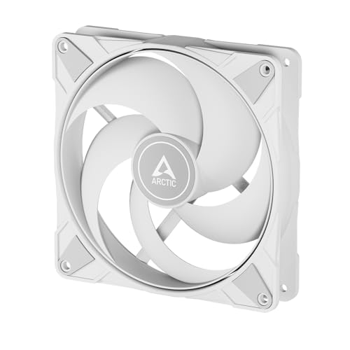 ARCTIC P14 Max - PC Fan, High-Performance 140mm Case Fan, PWM Control 400-2800rpm, Static Pressure Optimized, 0dB Mode - White
ARCTIC P14 Max - PC Fan, High-Performance 140mm Case Fan, PWM Control 400-2800rpm, Static Pressure Optimized, 0dB Mode - White