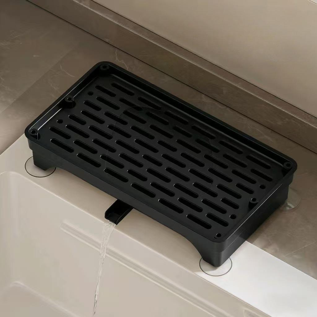 1pc Heavy-Duty Carbon Sink Organizer with Drainage System & Removable Partition - Space-Saving Sink Caddy, Rust-Resistant
1pc Heavy-Duty Carbon Sink Organizer with Drainage System & Removable Partition - Space-Saving Sink Caddy, Rust-Resistant