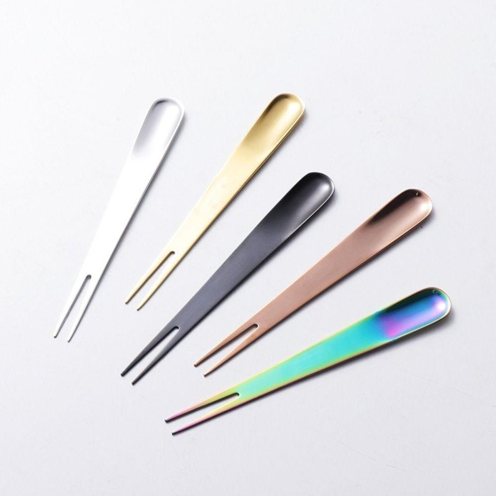 Вилки из нержавеющей стали, прочная десертная ложка, новые фруктовые вилки