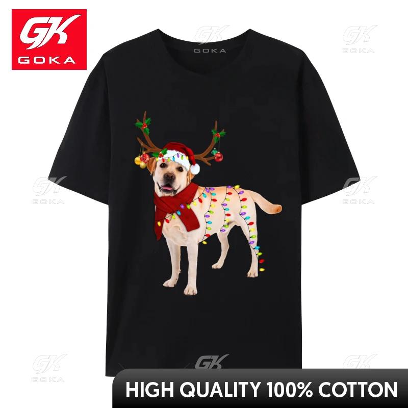 Santa Labrador Retriever Reindeer Light Christmas Tshirt Cotton Cartoon TShirts Retro Cute Funny Tshirt New 4XL
Santa Labrador Retriever Reindeer Light Christmas Tshirt Cotton Cartoon TShirts Retro Cute Funny Tshirt New 4XL