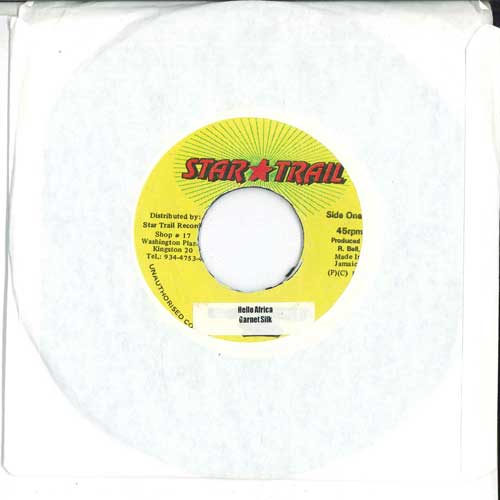7inch Record GARNET SILK - Hello Africa NONE STAR TRAIL Jamaica Reggae, Ska & Dub Used
7inch Record GARNET SILK - Hello Africa NONE STAR TRAIL Jamaica Reggae, Ska & Dub Used