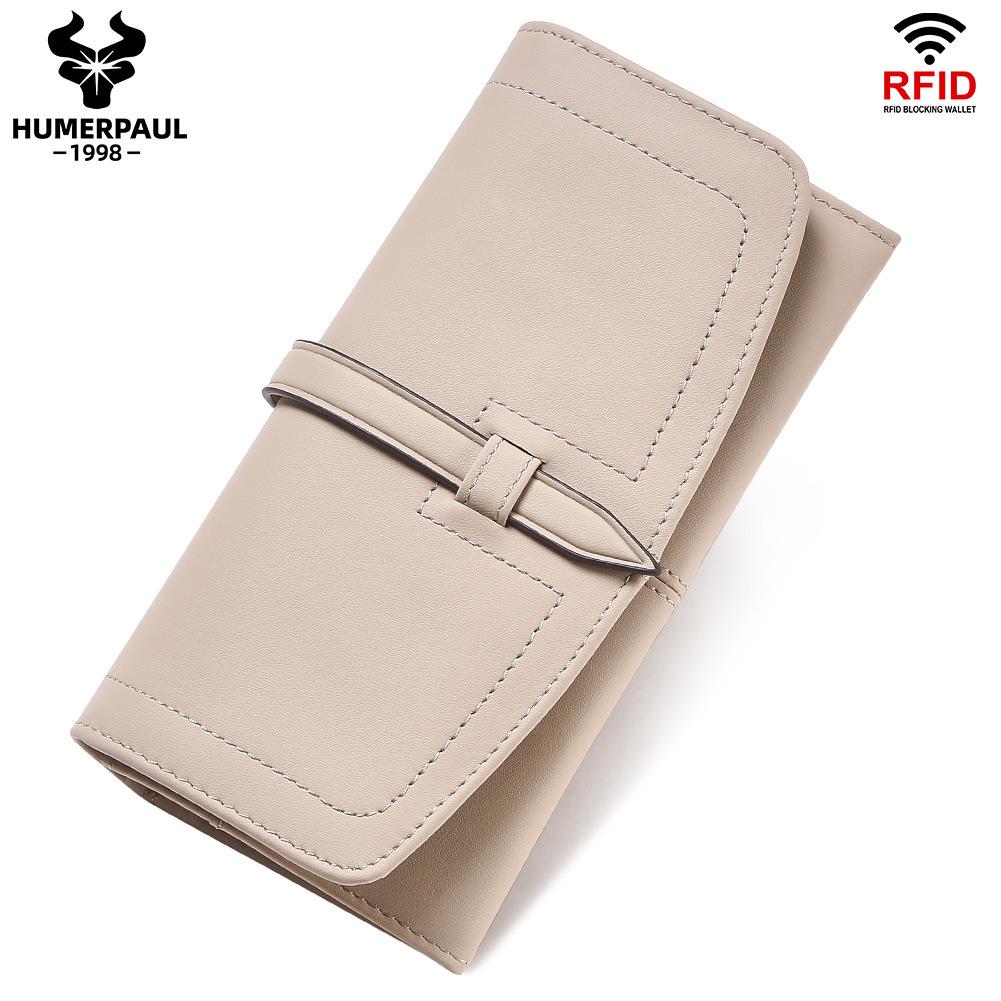 European & American Women s RFID Genuine Leather Long Zipper Wallet, Large Capacity Top Layer Cowhide Handbag бежевий
European & American Women s RFID Genuine Leather Long Zipper Wallet, Large Capacity Top Layer Cowhide Handbag бежевий