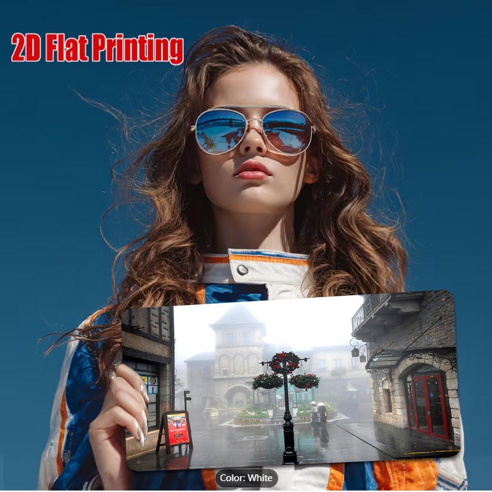The models aviator sunglasses reflect the exact natural landscape shown on the rectangular print she holds vividly demonstrat 15x30cm(5.9x7.8inch)
The models aviator sunglasses reflect the exact natural landscape shown on the rectangular print she holds vividly demonstrat 15x30cm(5.9x7.8inch)