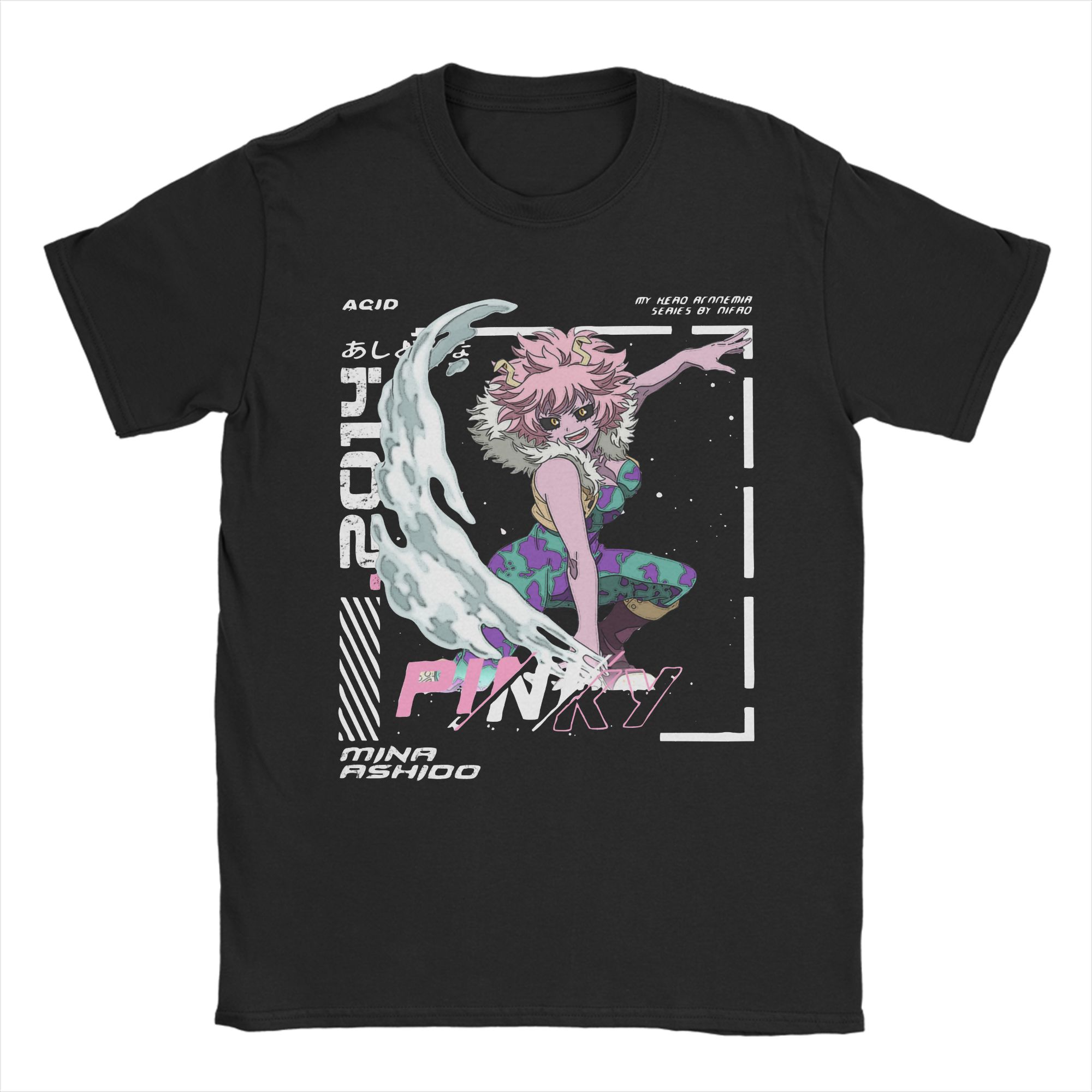Pinky Mina Ashido T Shirt 100% Cotton T-Shirts Round Collar My Hero Academia Aesthetic Design Tee Shirt Short Sleeve Clothes 6XL M
Pinky Mina Ashido T Shirt 100% Cotton T-Shirts Round Collar My Hero Academia Aesthetic Design Tee Shirt Short Sleeve Clothes 6XL M