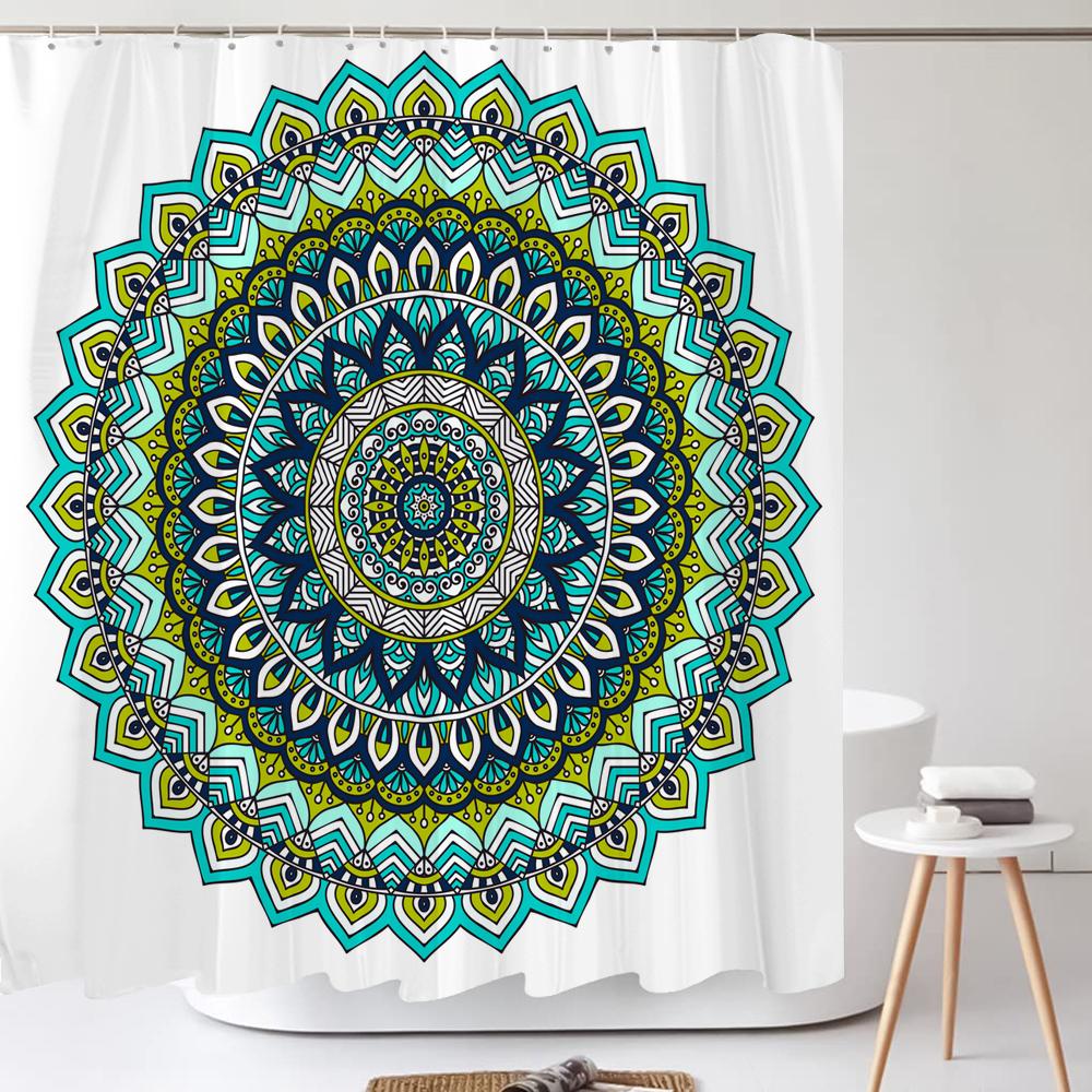 Boho Mandala Printed Shower Curtain Mildew Washable Curtain With Hook Bathroom Decorative Curtain 3D Shower Curtains 240*180Cm W60H190(CM)-1 Pcs
Boho Mandala Printed Shower Curtain Mildew Washable Curtain With Hook Bathroom Decorative Curtain 3D Shower Curtains 240*180Cm W60H190(CM)-1 Pcs