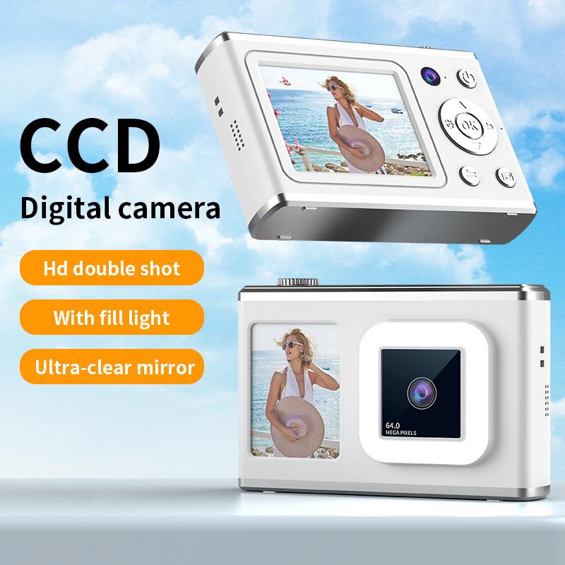 Y23 2.4 Inch HD Screen Dual Lens Video Recording CCD Digital Camera with Fill Light ( without TF Card ) Black
Y23 2.4 Inch HD Screen Dual Lens Video Recording CCD Digital Camera with Fill Light ( without TF Card ) Black