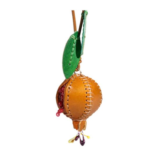 Leather Pomegranate Bag Cute Charm Handcrafted Fashion Keychain Charm Purse Charm Fruit помаранчевий
Leather Pomegranate Bag Cute Charm Handcrafted Fashion Keychain Charm Purse Charm Fruit помаранчевий