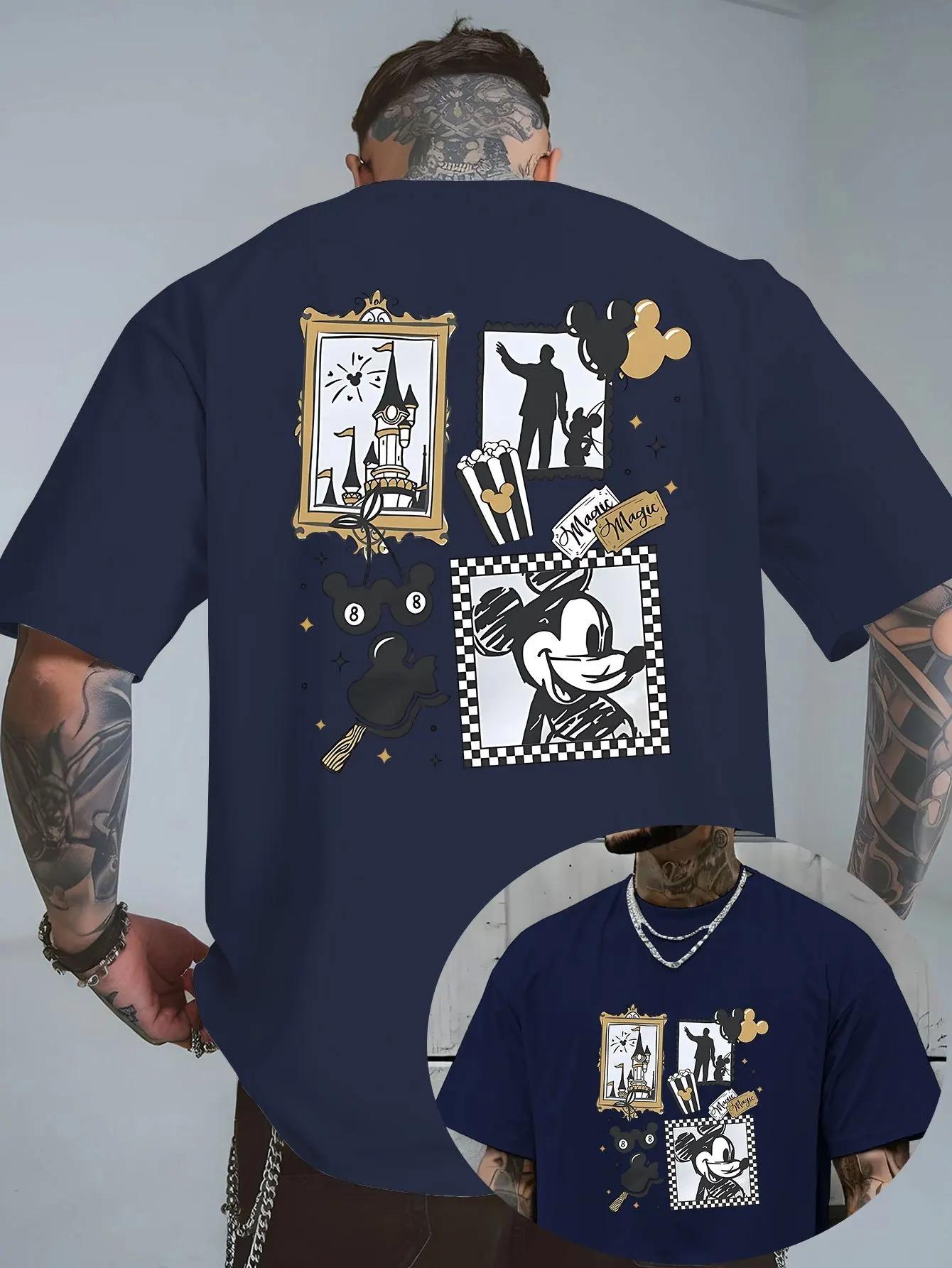 2026 Summer Disney Mickey Graphic Tshirt Men Women Fashion Cotton Quality Casual Loose Short Sleeve Classic Unisex Y2K XL
2026 Summer Disney Mickey Graphic Tshirt Men Women Fashion Cotton Quality Casual Loose Short Sleeve Classic Unisex Y2K XL