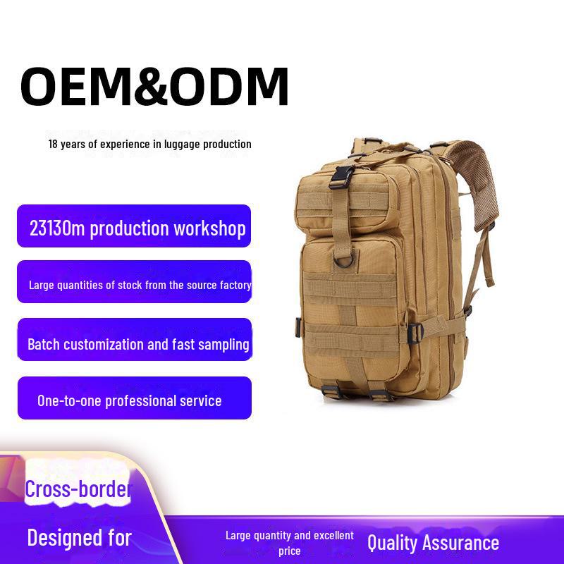 Multifunctional Camouflage Double-Shoulder 3P Tactical Backpack for Outdoor Sports, Military Enthusiasts, Mountaineering, and Hiking 20-35L
Multifunctional Camouflage Double-Shoulder 3P Tactical Backpack for Outdoor Sports, Military Enthusiasts, Mountaineering, and Hiking 20-35L