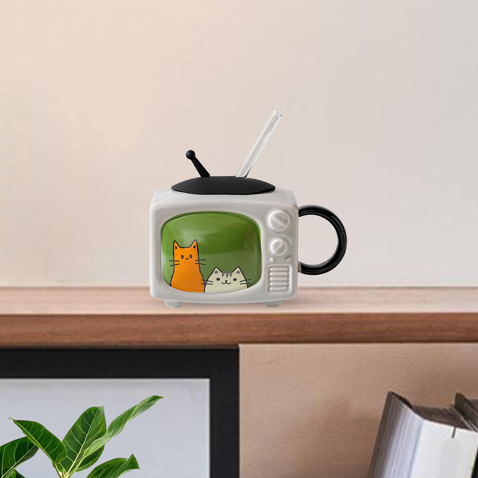 -Coffee Cup, Beverage Morning Retro Style Milk Tea Coffee Cup for Afternoon темно-сірий колір
-Coffee Cup, Beverage Morning Retro Style Milk Tea Coffee Cup for Afternoon темно-сірий колір