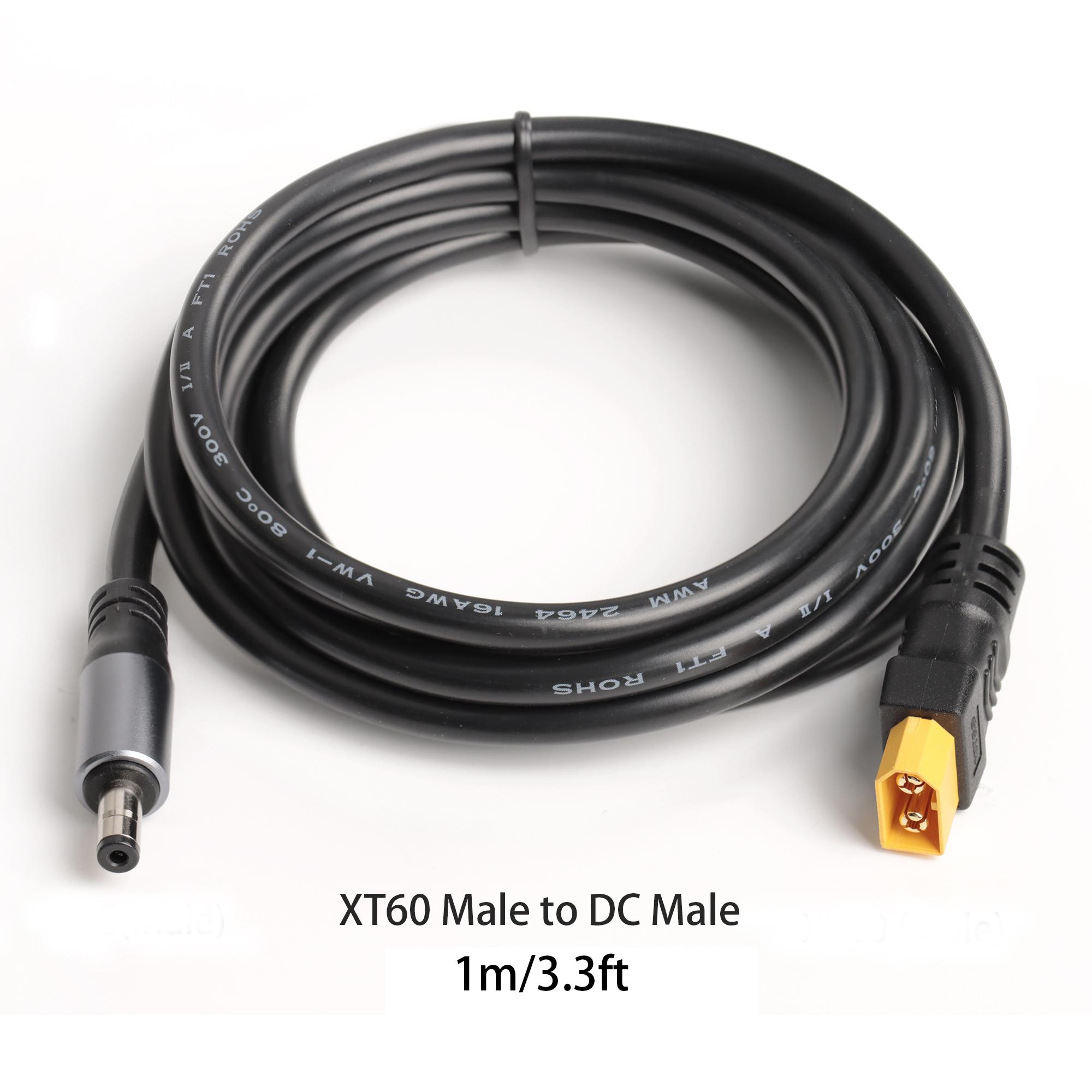 Роз єм XT60 Female/Male до DC5521 Male Адаптер Кабель живлення 16AWG Підключення сонячної панелі Адаптер для заряджання домашньої/автомобільної батареї
Роз єм XT60 Female/Male до DC5521 Male Адаптер Кабель живлення 16AWG Підключення сонячної панелі Адаптер для заряджання домашньої/автомобільної батареї