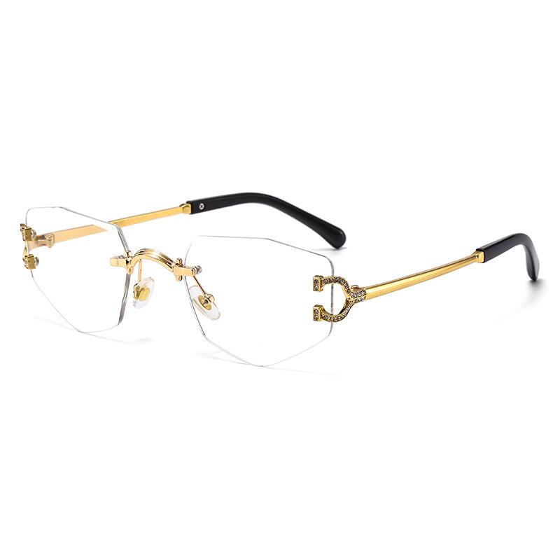 Retro Square Rimless Sunglasses Women Luxury Brand Cat Eye Vintage Sun Glasses Men Metal Frame Cut Lens Eyewear Shades
Retro Square Rimless Sunglasses Women Luxury Brand Cat Eye Vintage Sun Glasses Men Metal Frame Cut Lens Eyewear Shades