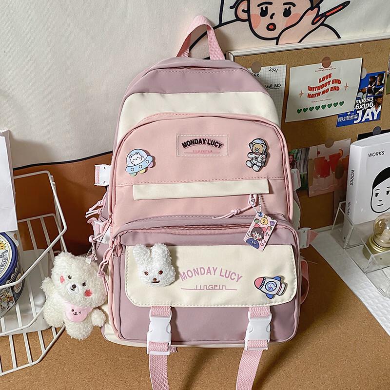 Li Shen Girls Color Block Backpack
Li Shen Girls Color Block Backpack