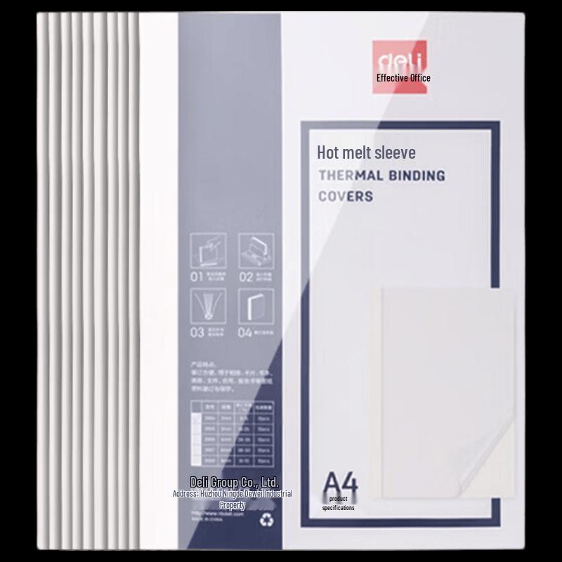 Deli 3869 Thermal Binding Covers CN plug (adapter included)
Deli 3869 Thermal Binding Covers CN plug (adapter included)